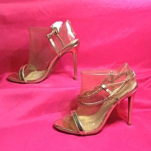 Fashion Nova Gold Sandals ( Barbi Inspired)